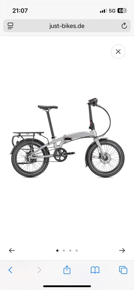 Rower składany Tern Verge S8i 8 biegów napęd pasek Gates