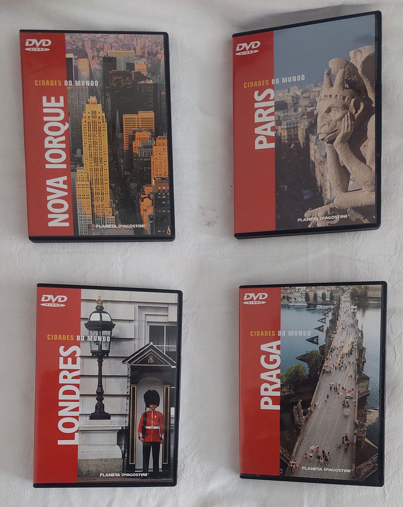 10 DVD's Roteiros/Guias de Viagem