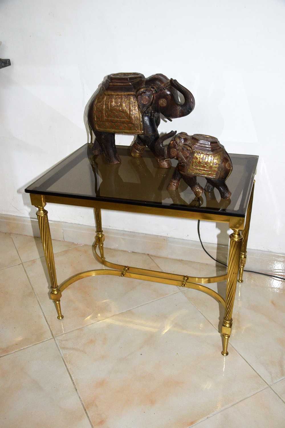 Mesa Latão e Vidro
