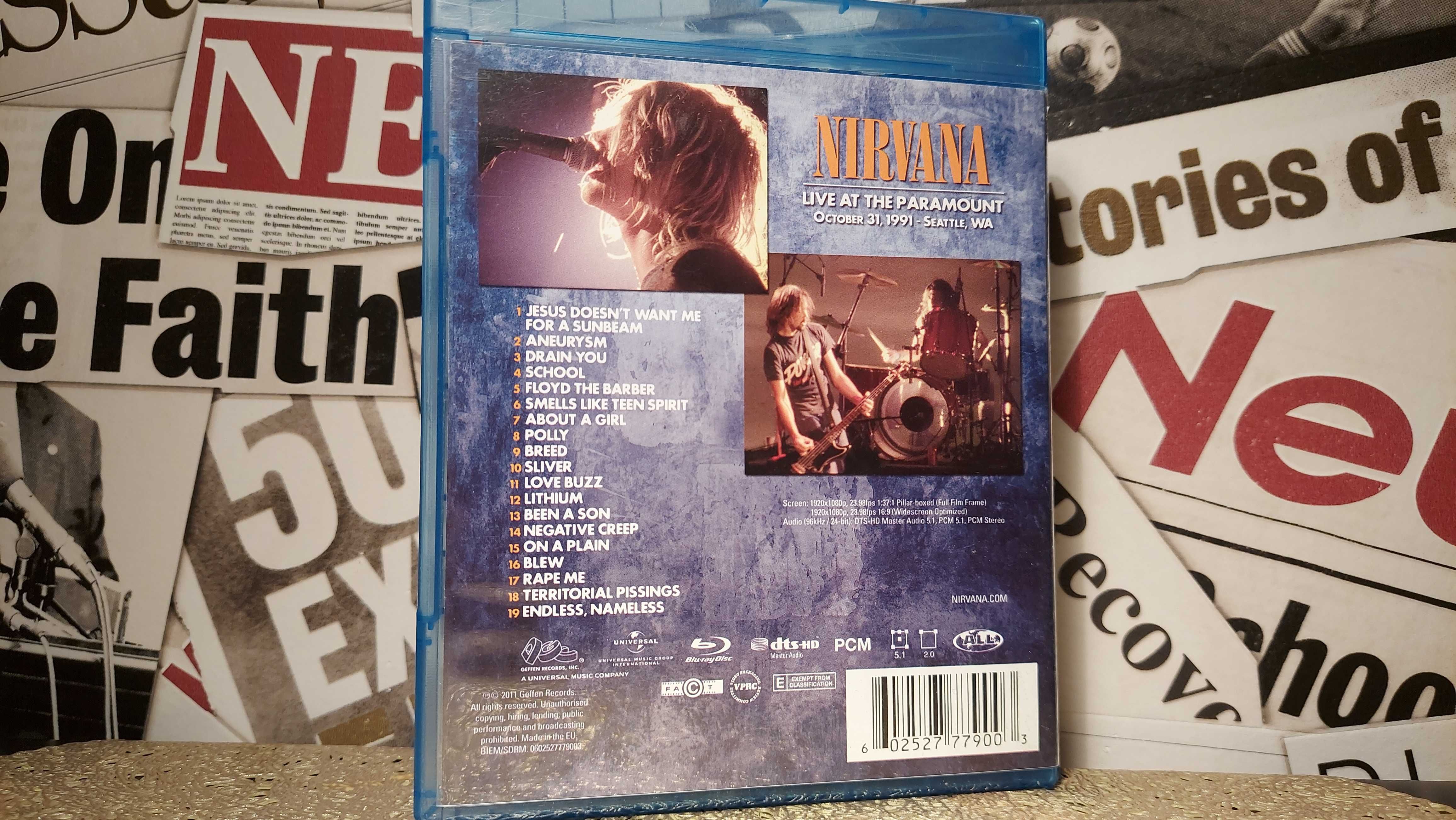Nirvana - Live At Paramount Koncert na płycie Blu-ray