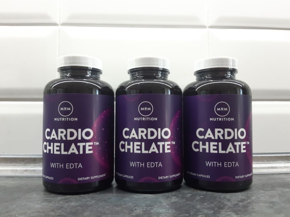 MRM, Cardio Chelate (180 капс.), для сердца, для сосудов, EDTA NAC MSM