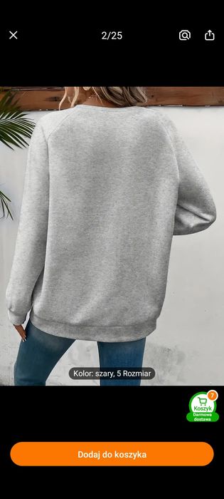 Nowa Bluza  z nadrukiem serca,