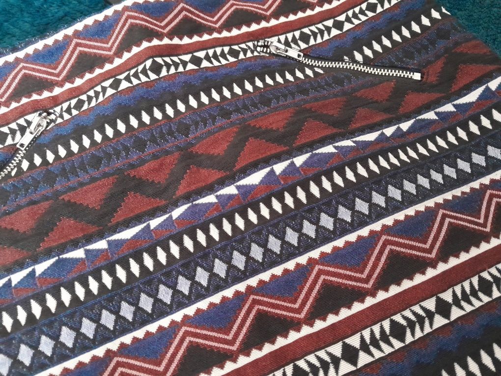 Spódnica w aztecki wzór XS H&M