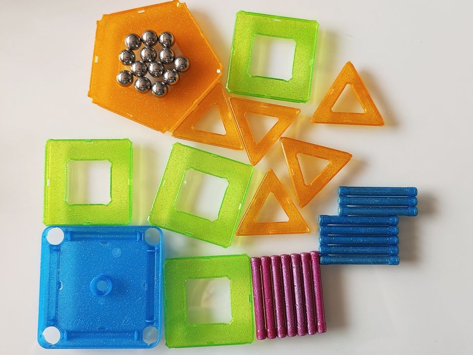 Geomag Glitter klocki magnetyczne 3+