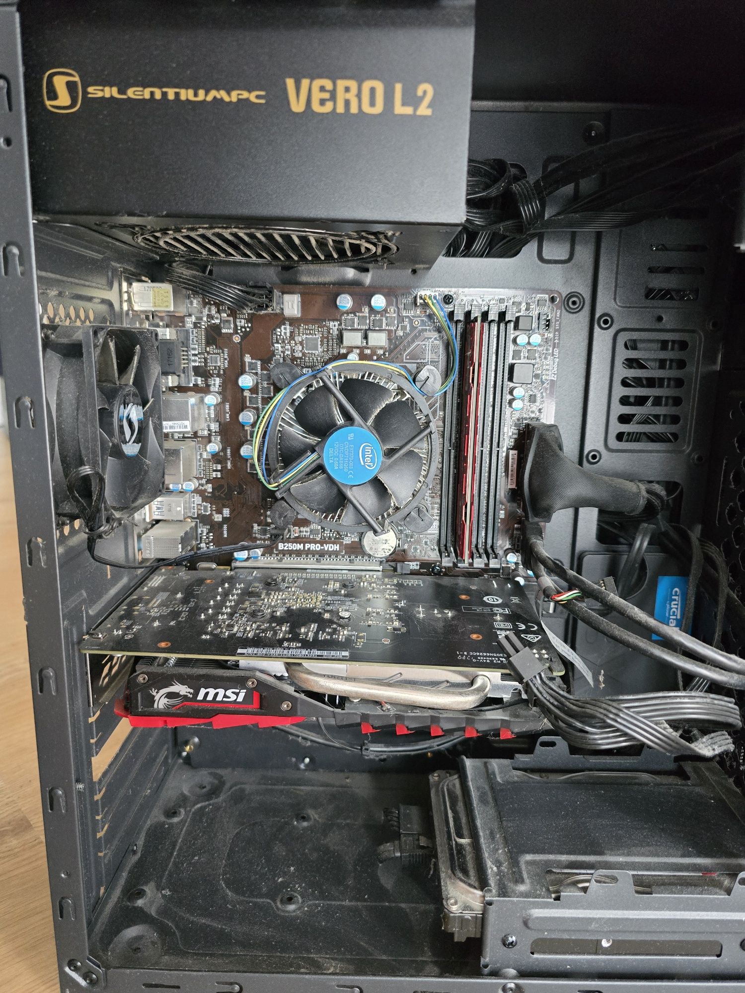 Komputer do gier/nauki i5 7400 gtx 1050 ti 8ram hdd i ssd