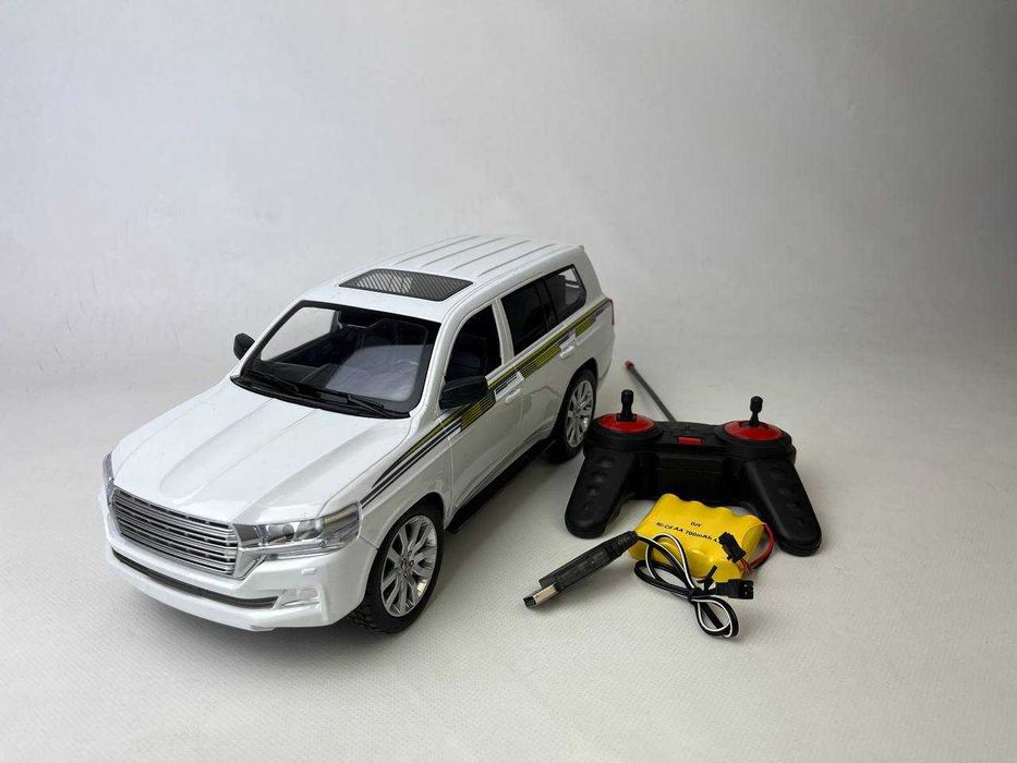 Дитяча радіокерована машинка Toyota на пульті іграшковий джип Крузак