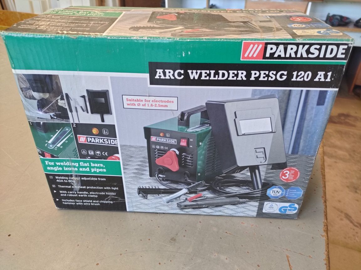 Spawarka Parkside ARC WELDER PESG 120 A1