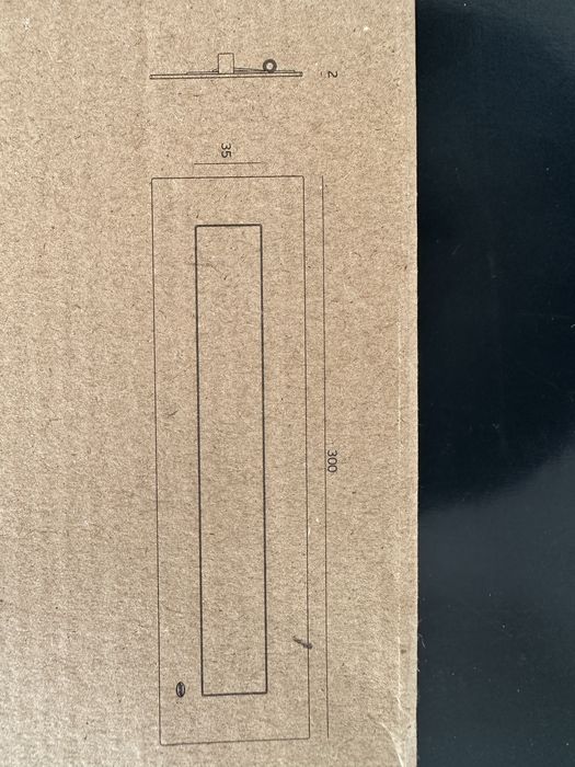 Frente correio com mola JNF escovado