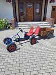 Gokart dwuosobowy duży BERG z przyczepką