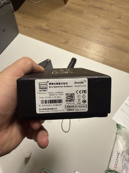 Zeenko TinySA ULTRA PLUS ZS-407 7,3 ГГц Портативний аналізатор спектру