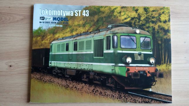 Model kartonowy - Lokomotywa ST43 - Wydawnictwa Angraf  9/2017