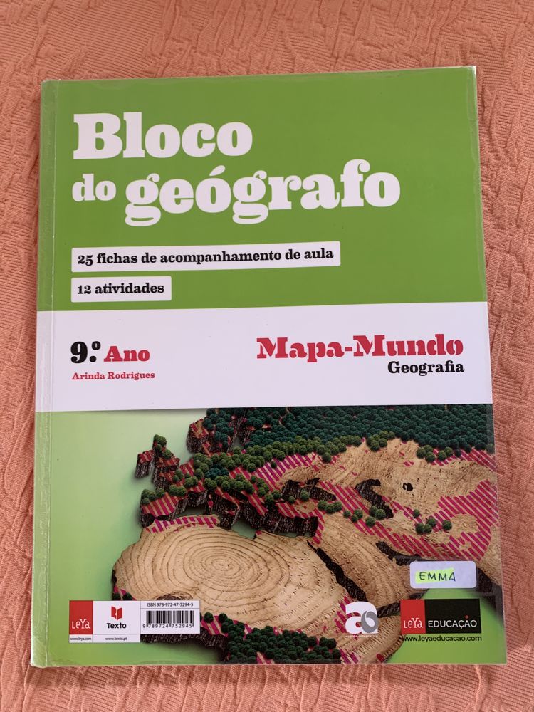 Mapa-Mundo - Caderno de Atividades de Geografia