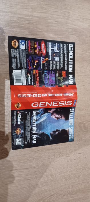 Capa jogo Sega Genesis Demolition Man
