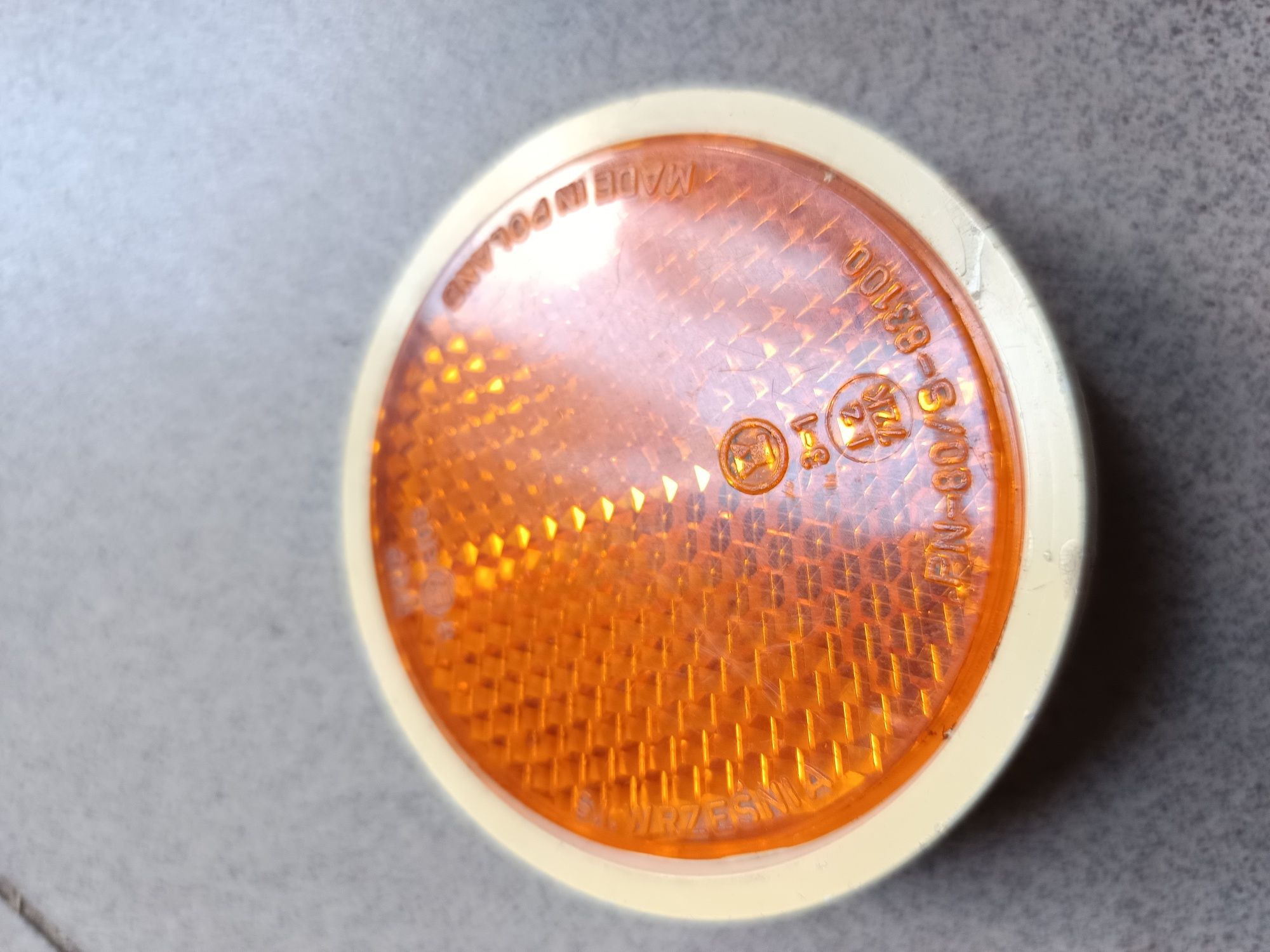 Odblask/ klosz lampy Vintage PRL