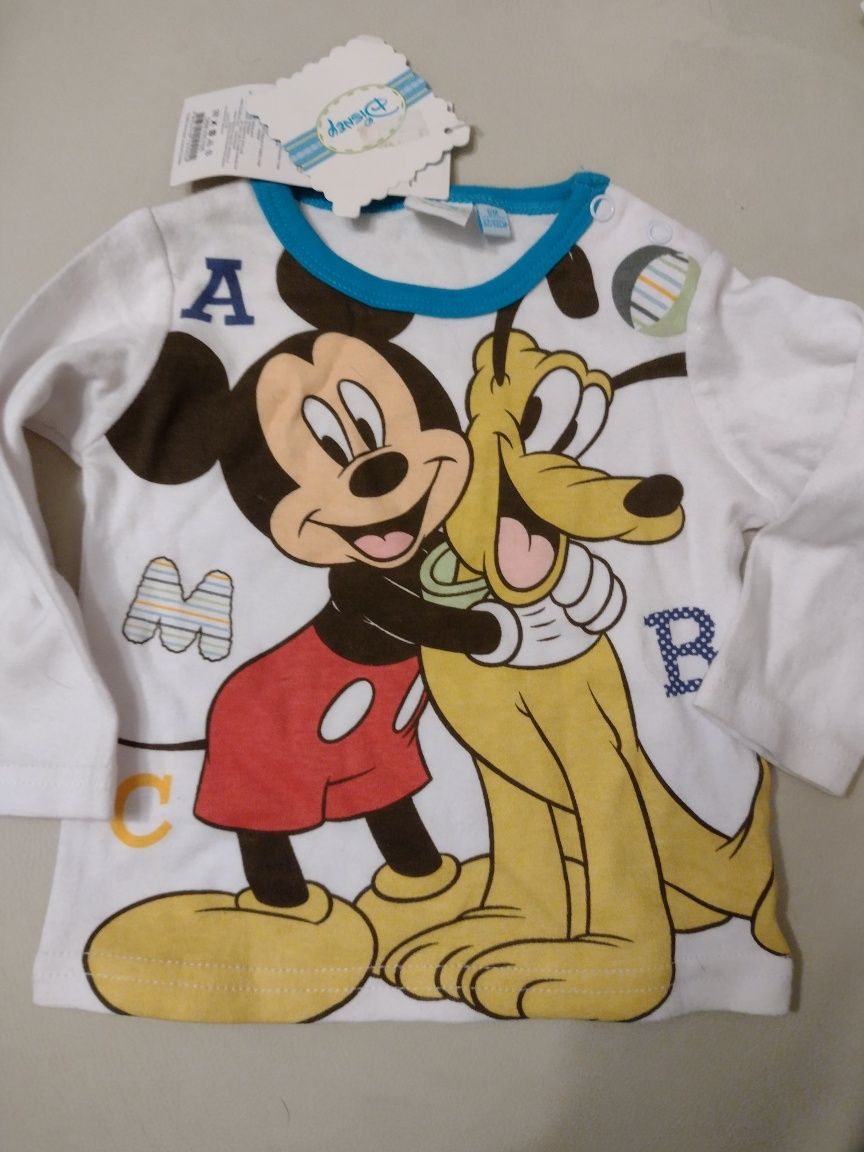 Bluzka  niemowlęca Disney myszka Mickey r. 62. z metką