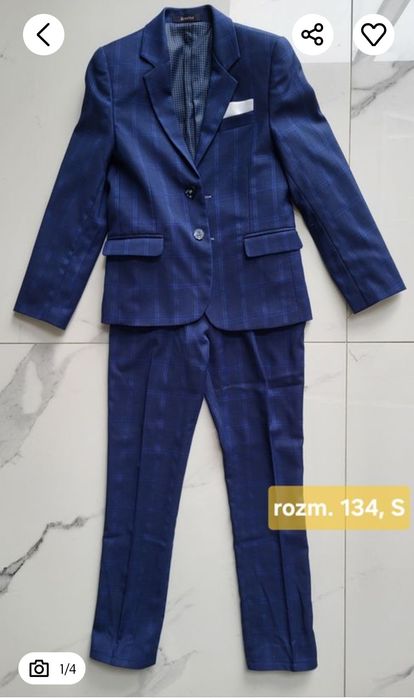 Garnitur  komunijny  rozmiar 134, S