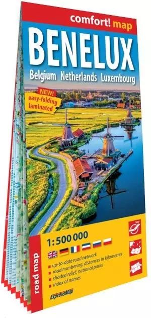 comfort!map Benelux. Belgia, Holandia, Luksemburg. ExpressMap