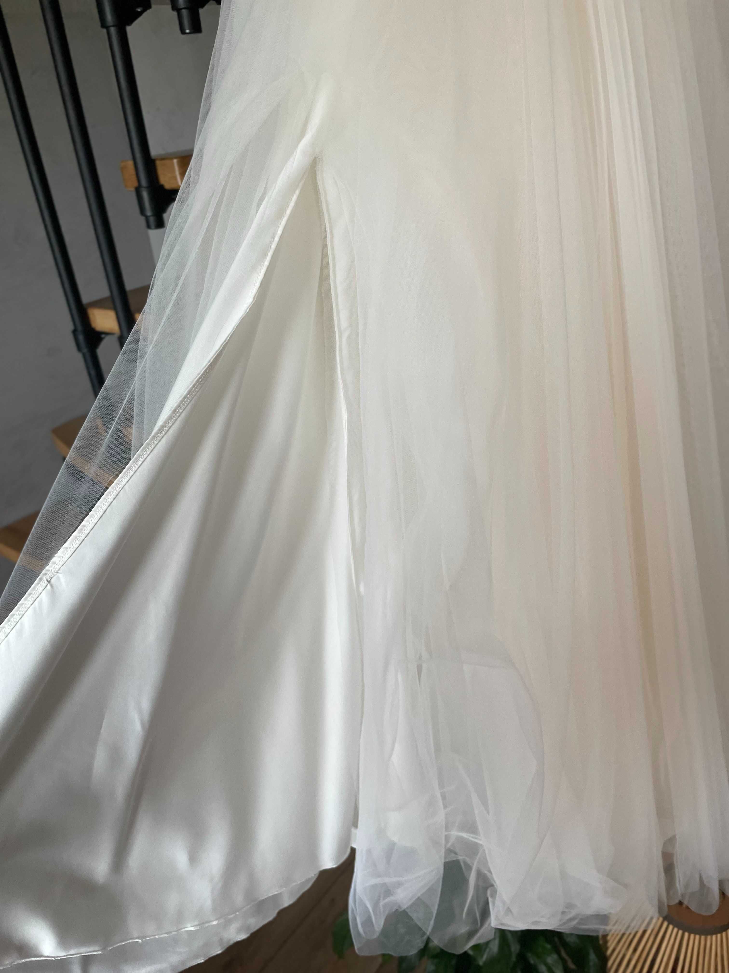 Suknia Ślubna Elizabeth rozmiar S/36 BOHO, RUSTYKALNA