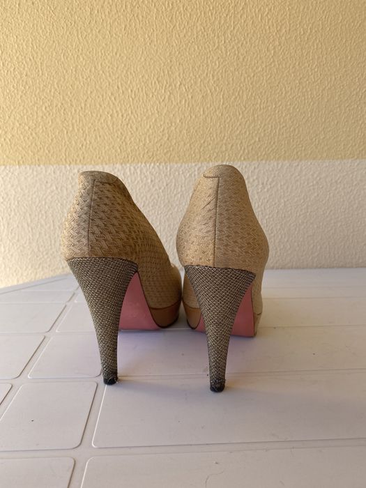 Sapatos de salto alto compensados Ana Sousa