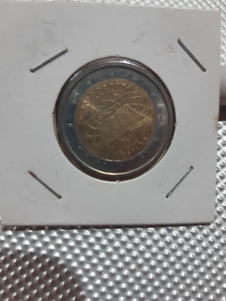 Moeda 2€ tratado roma espanha 2007