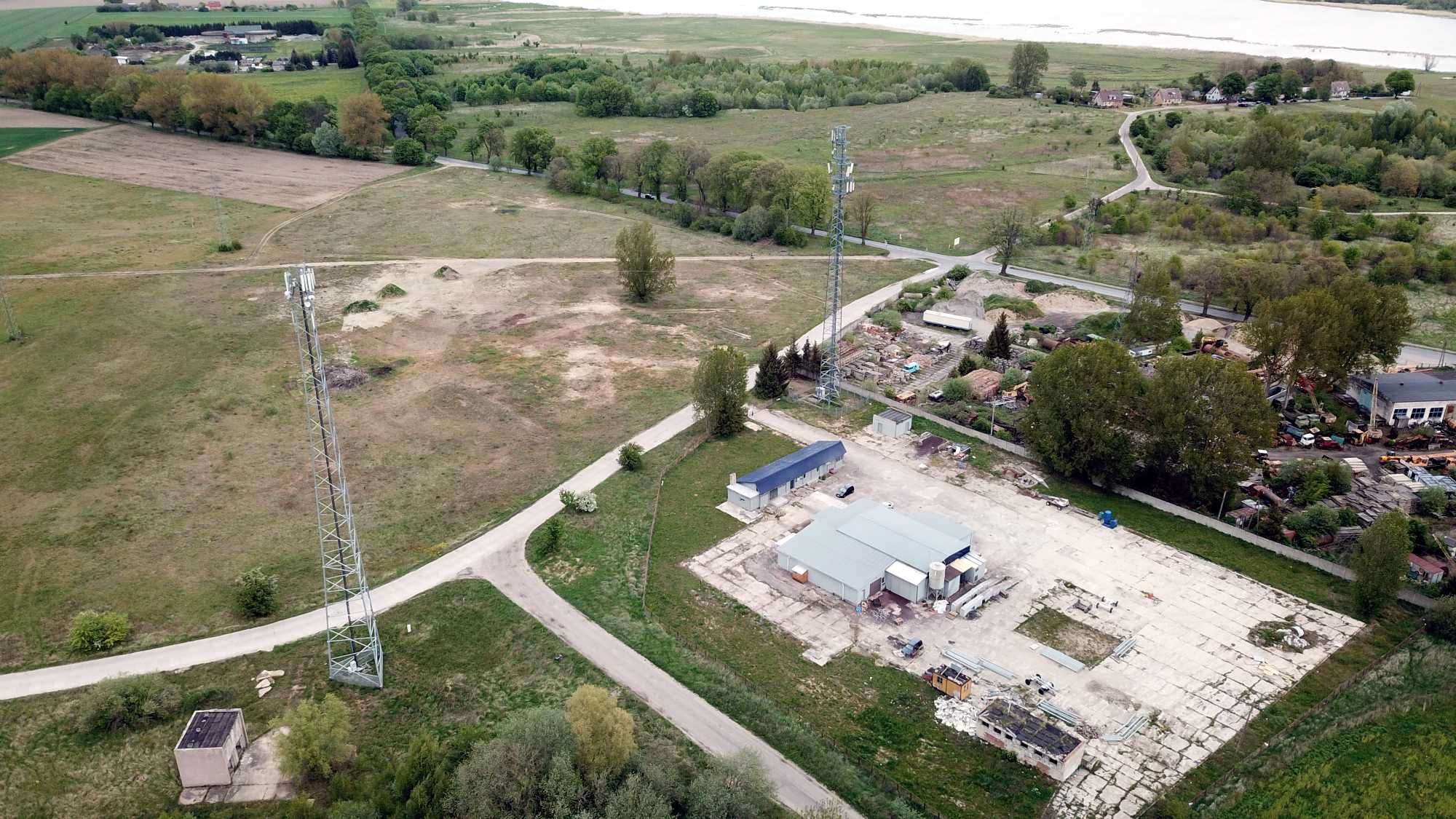 Wynajmę plac ogrodzony utwardzony Wolin 2x2000m2