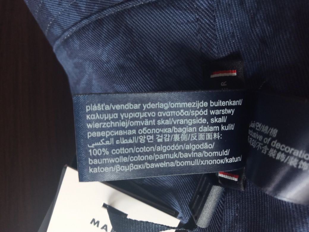 Nowy oryginalny kapelusz bucket hat Tommy Hilfiger dwustronny unisex