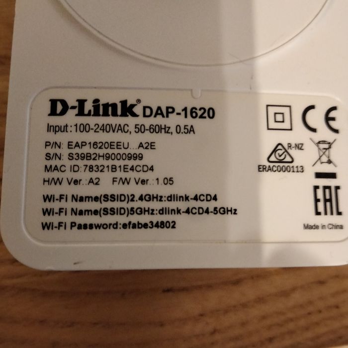 D-Link DAP-1620 Wi-Fi