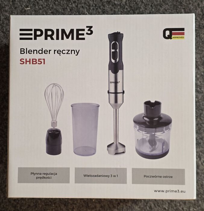 Blender ręczny 1200W Prime3