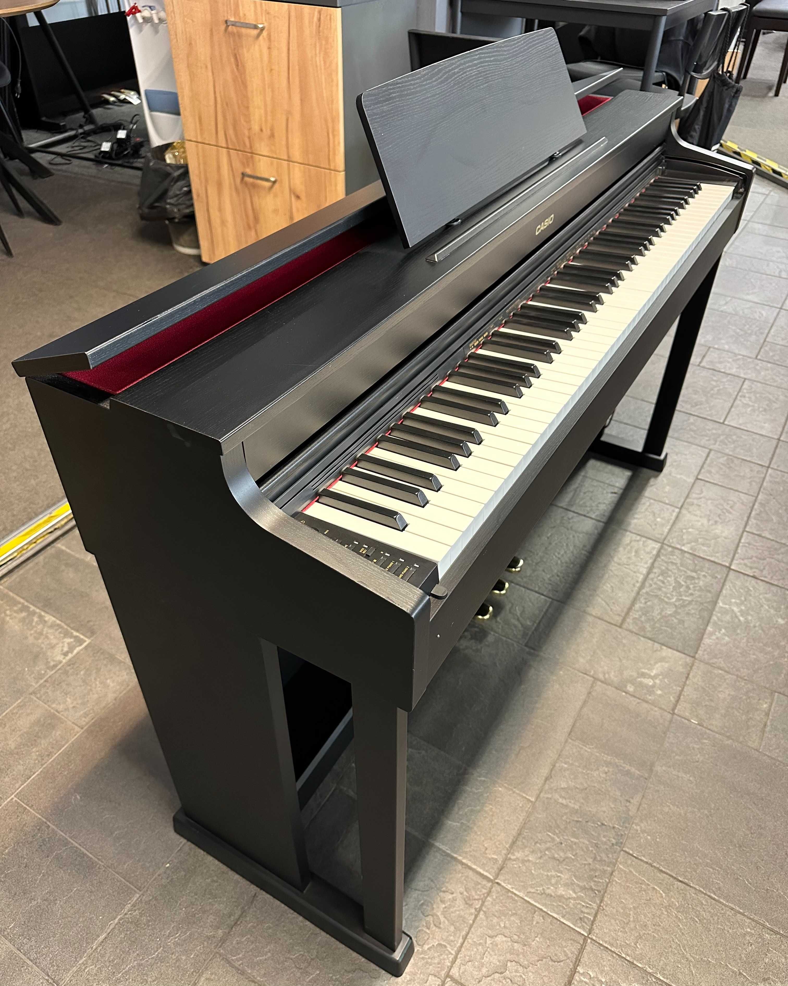 Pianino cyfrowe stacjonarne  Casio AP-470 czarne