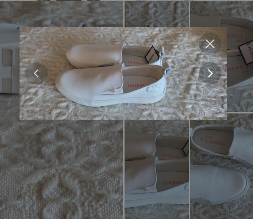 Sapatilhas CF com etiqueta