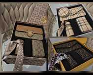Komplet zestaw  3w1 Torebka Portfel Zawieszka  Gucci Fendi Hermes