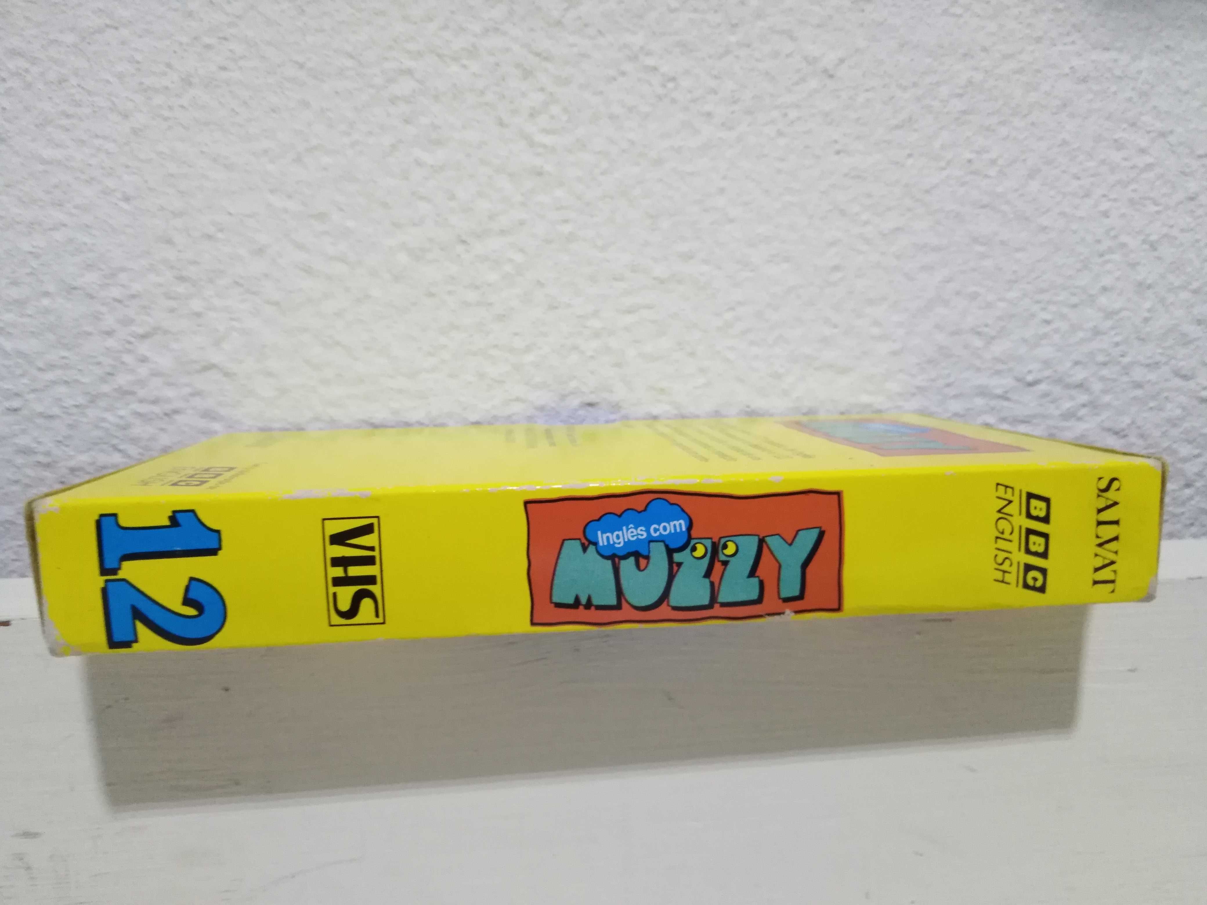 Cassetes VHS Muzzy Vol. 4,5,9,12