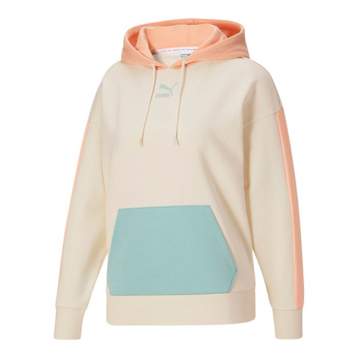 Жіноча худі puma clsx pop pullover white casual outerwear 534360-02