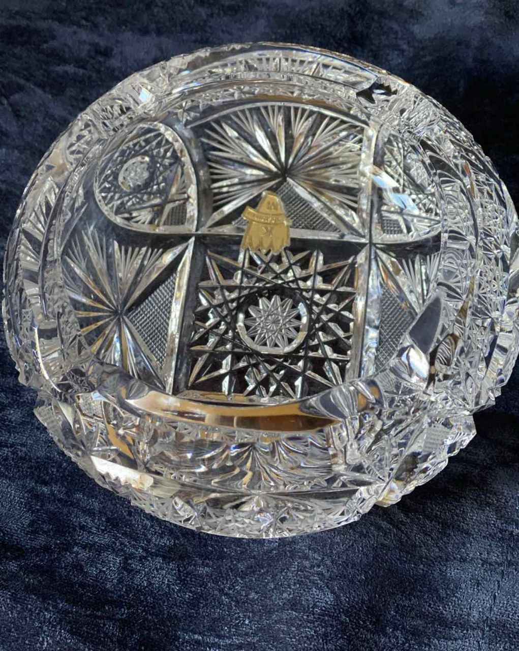 Хрусталь СССР   . Пепельница из Чехословакии, салатники