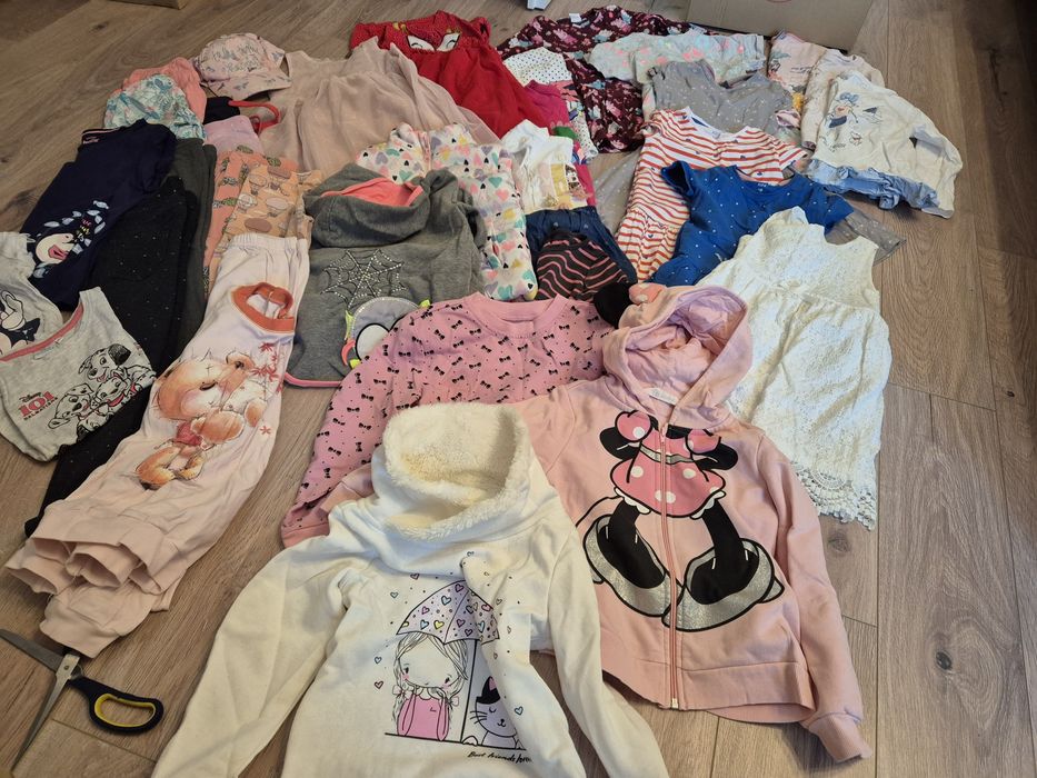 BOX 5, ubrania dla dziewczynki 110-116 ,paka ciuchów