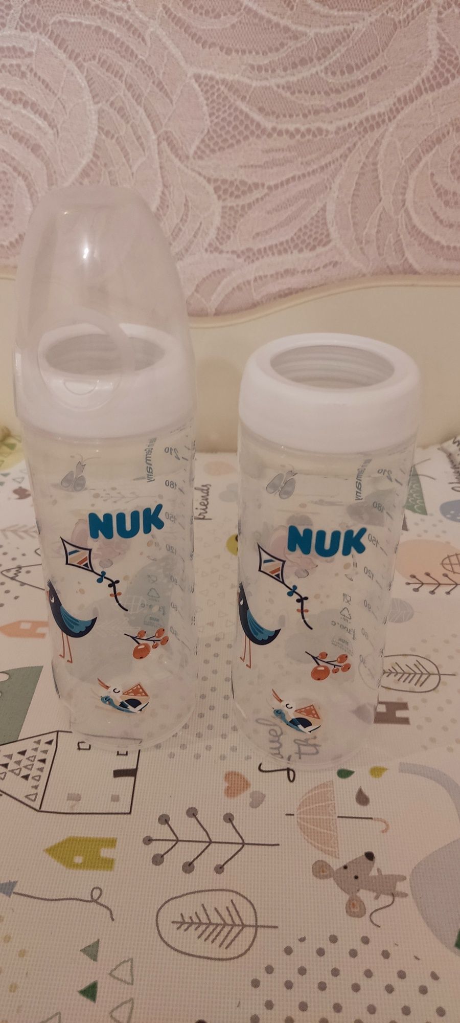 Пляшечки, бутилочки для годування NUK,
