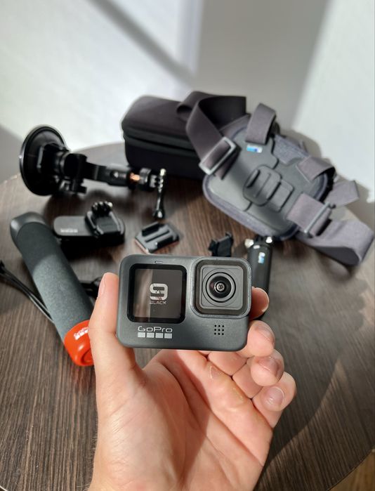 Go Pro Hero 9 Black + МЕГА комплект + microSD 128 GB ІДЕАЛ гоу про 9
