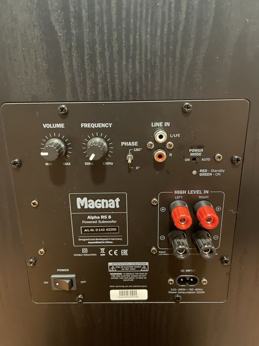 Magnat Alpha RS 8 Powered Subwoofer