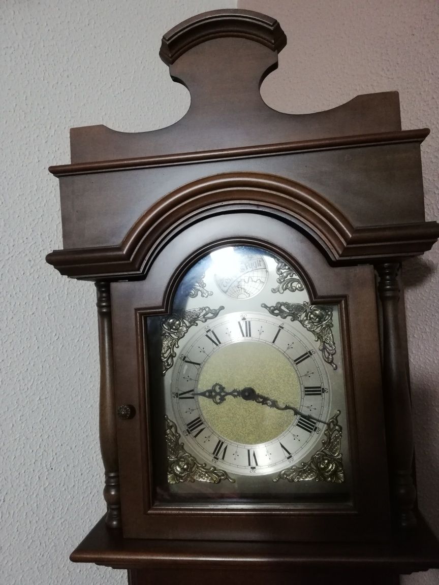 Relógio de pé Tempus Fugit. Madeira de alta qualidade!!!