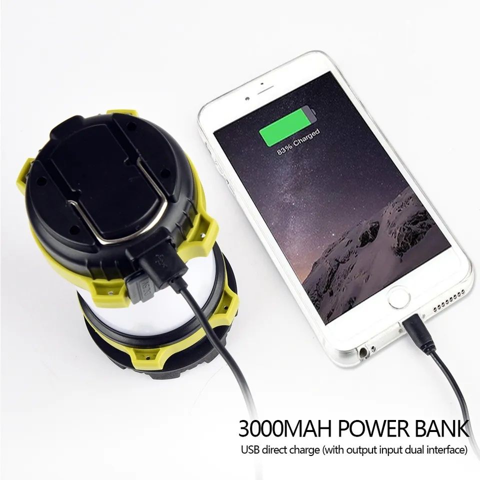 Кемпиговий фонарь ліхтар power bank лампа led ліхтар