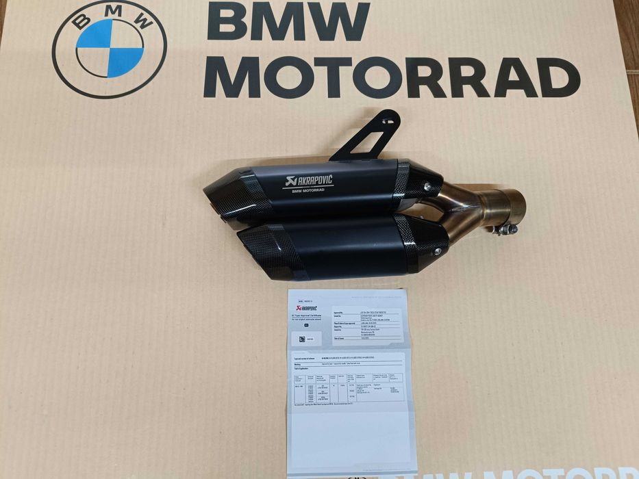 Ponteira Akrapovic BMW R1300 GS ou GSA Preta - COMO NOVA