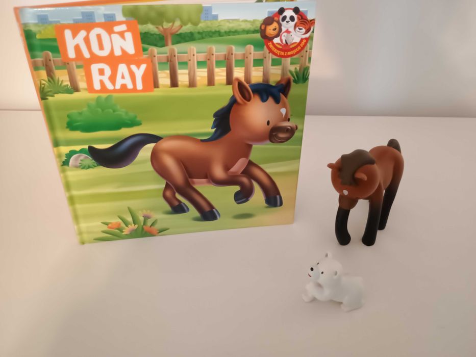 Książka Koń Ray z figurkami