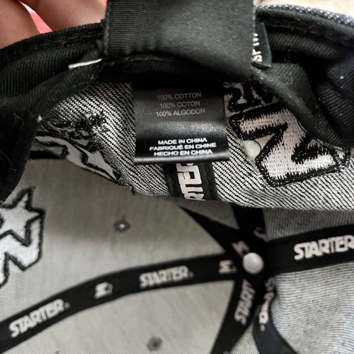 Czapka z Daszkiem Starter Reflective Denim New Era Rap Snap Back Y2k