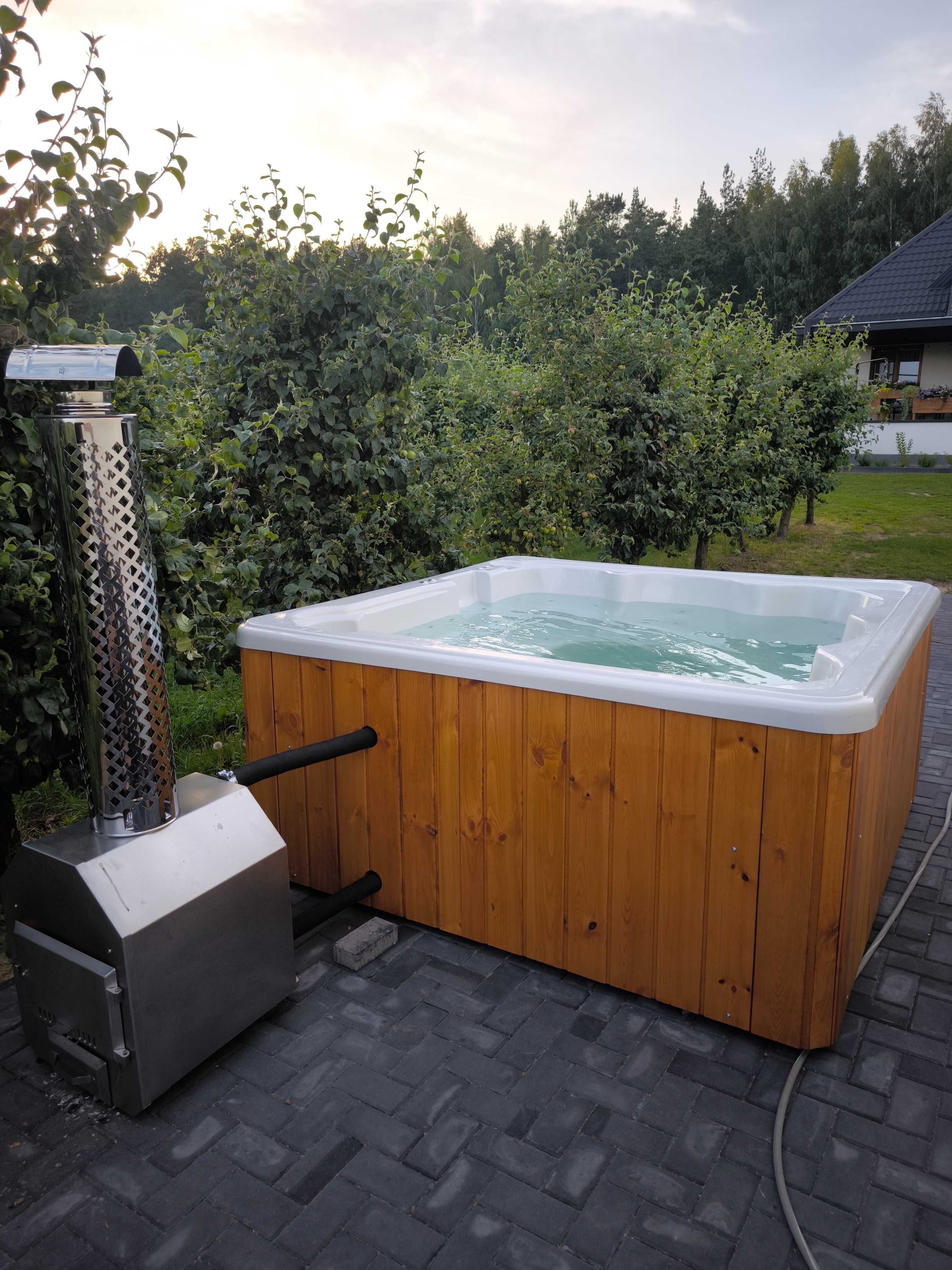 Jacuzzi 6cio osobowe całoroczne hydromasaż airmasaż pokrywa NOWE