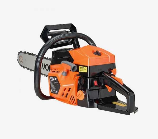 F1326 Potente motosserra Vevor 58cc lâmina  50cm depósito 50ML 2,7 hp