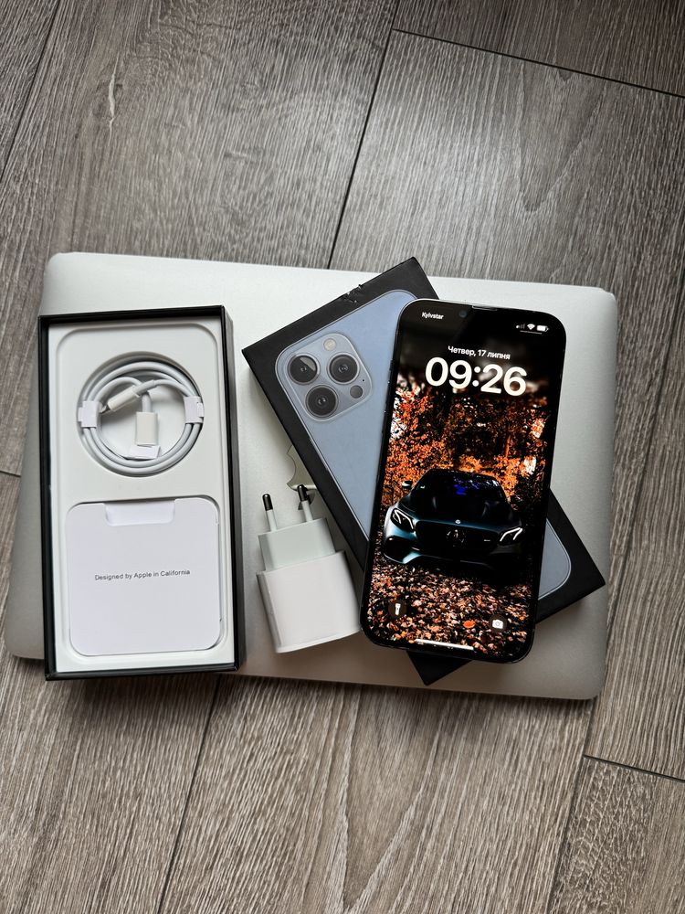 iphone 13 pro max 256gb 98% акб офіційний Neverlock