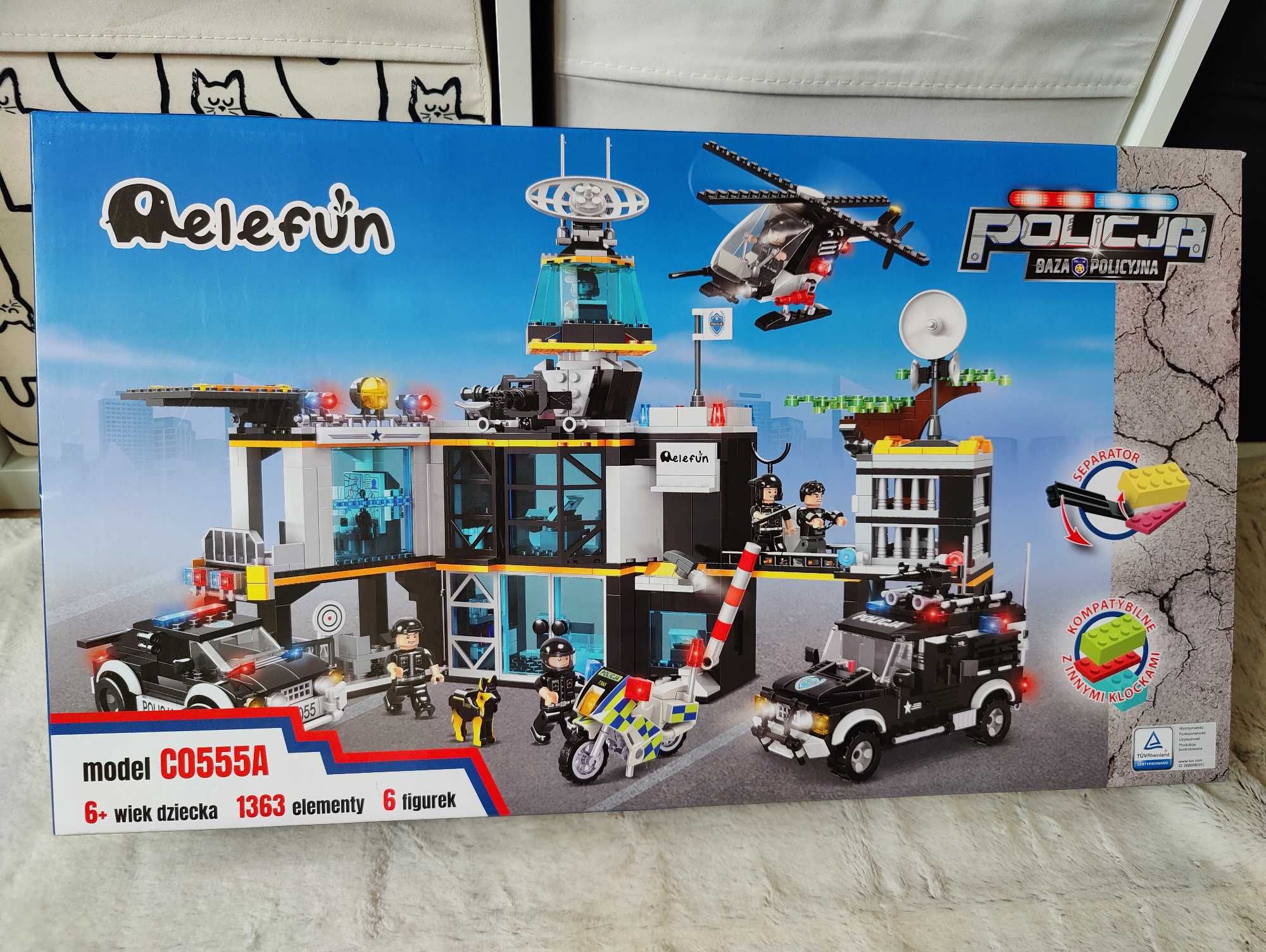 Klocki Lego Baza policyjna model C0555A Elefun 1363 elementy