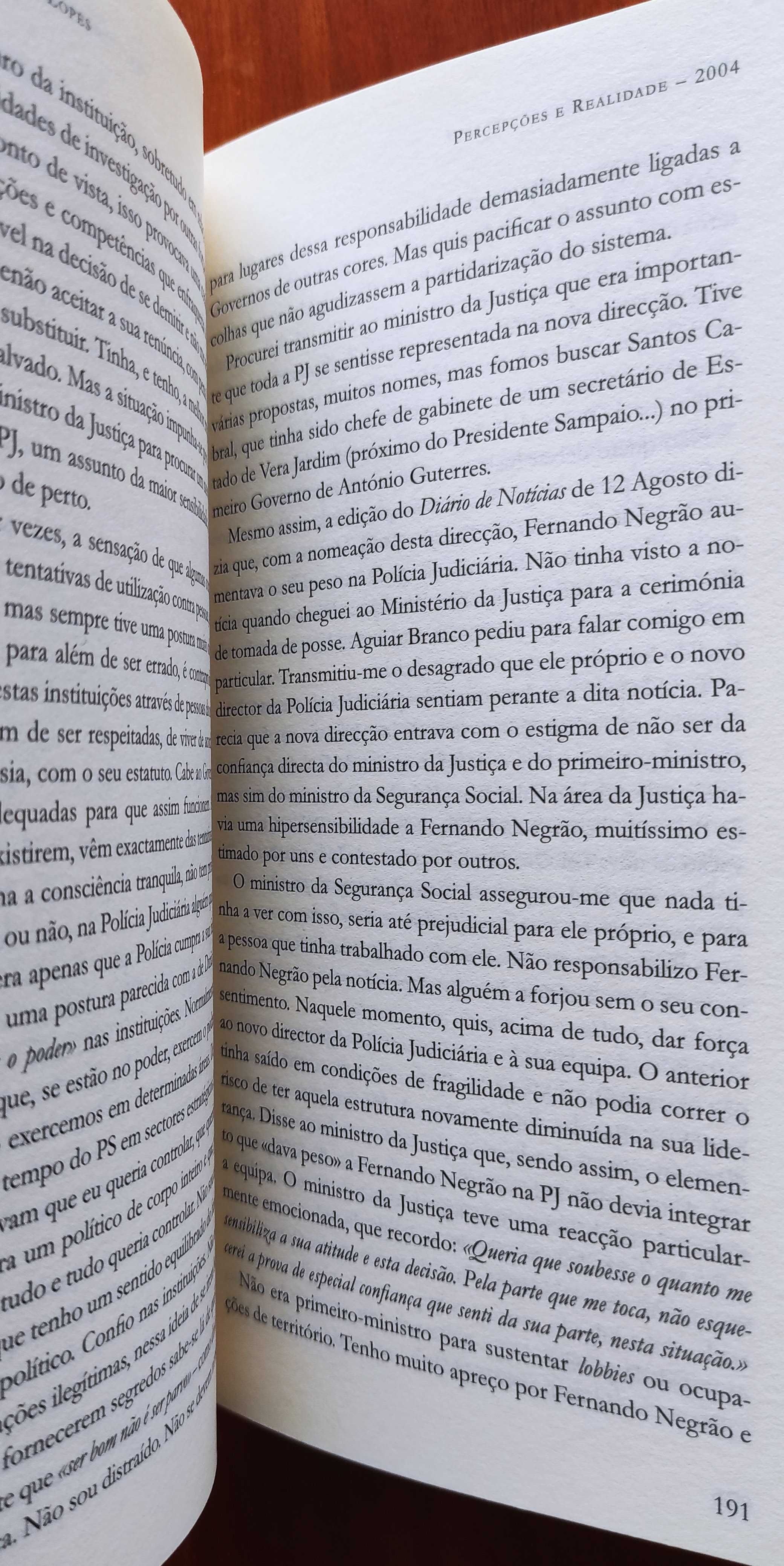 Percepções e Realidade - Pedro Santana Lopes