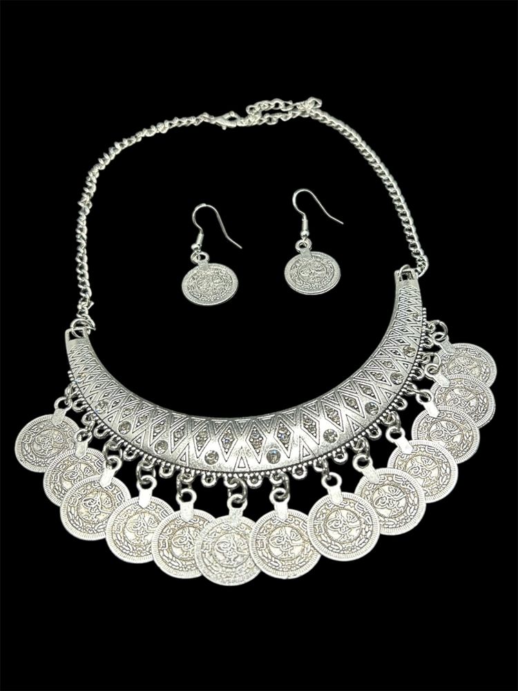 Colar+par de brincos: conjunto