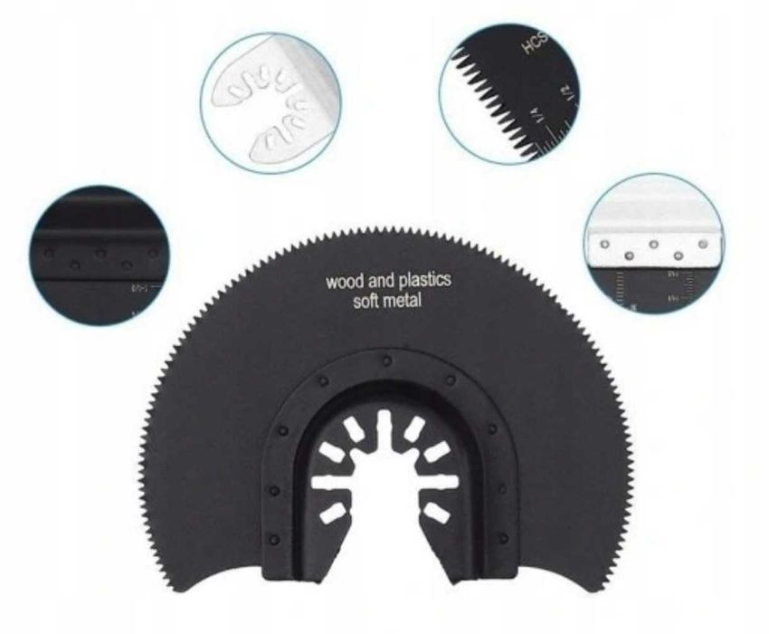 Komplet Brzeszczotów 31 szt. do Multitoola Piły Drewna Metalu Uniwersa